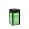 Alpine Industries 40 Gal. Steel Green All-Weather Outdoor Recycling Bin Trash Can with Mixed Circular Dome Lid ALP471-40-GS-C - alternate 1
